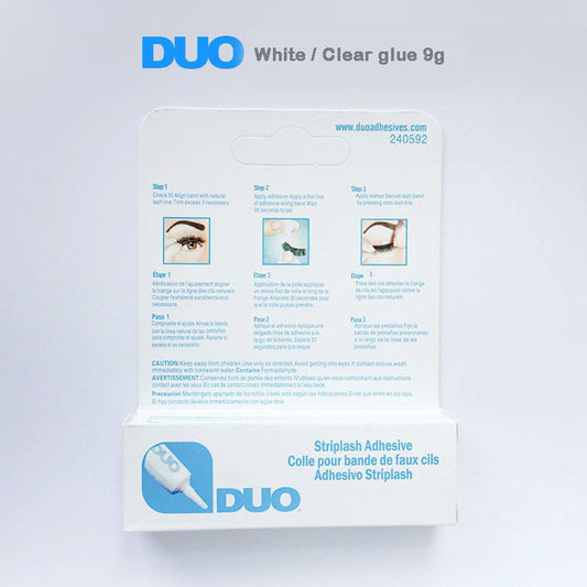 DUO Waterproof Eyelash Glue White/Clear Dries Invisibly 9g