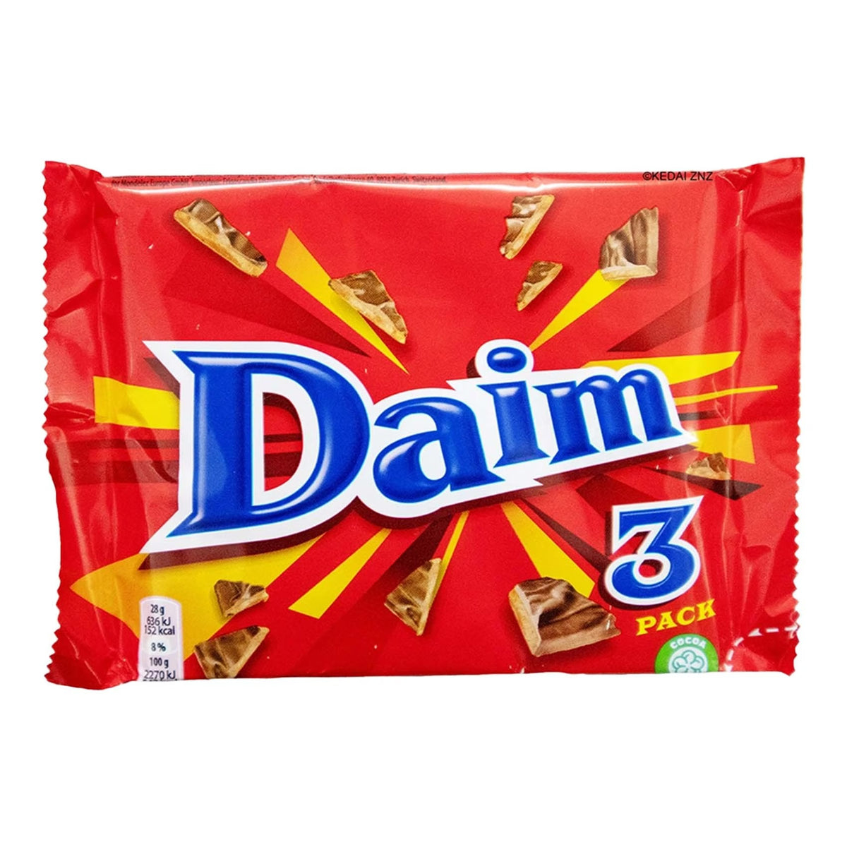 Daim Chocolate Bars 3-Pack 84g