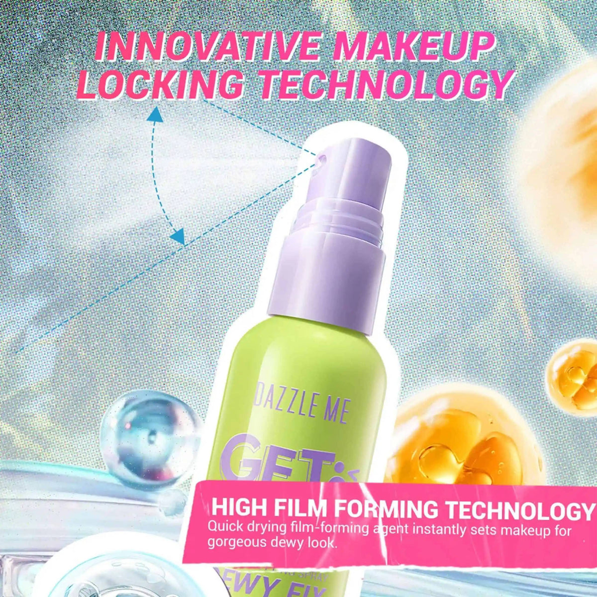 Dazzle Me Get a Grip Dewy Fix Makeup Setting Spray 60ml
