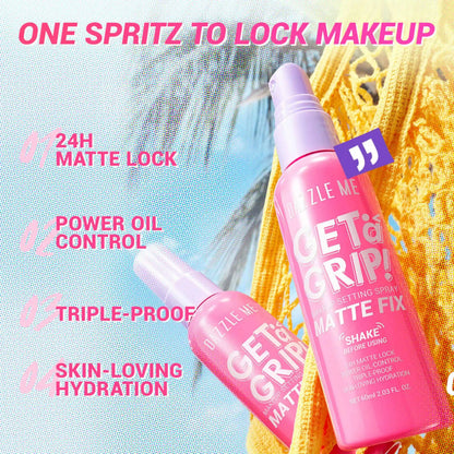 Dazzle Me Get a Grip Matte Fix Makeup Setting Spray 60ml