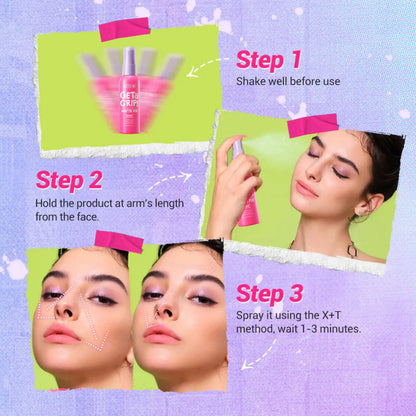 Dazzle Me Get a Grip Matte Fix Makeup Setting Spray 60ml