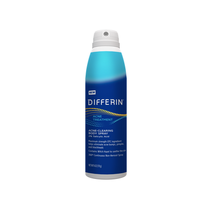 Differin Acne Clearing Body Spray with 2% Salicylic Acid 170g