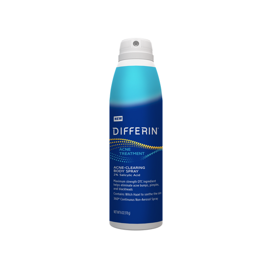 Differin Acne Clearing Body Spray with 2% Salicylic Acid 170g