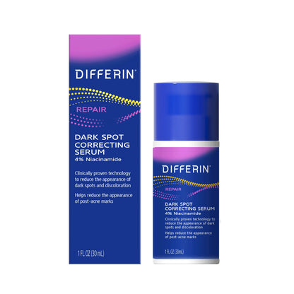 Differin Dark Spot Correcting Serum 4% Niacinamide Skin Lightener 30ml