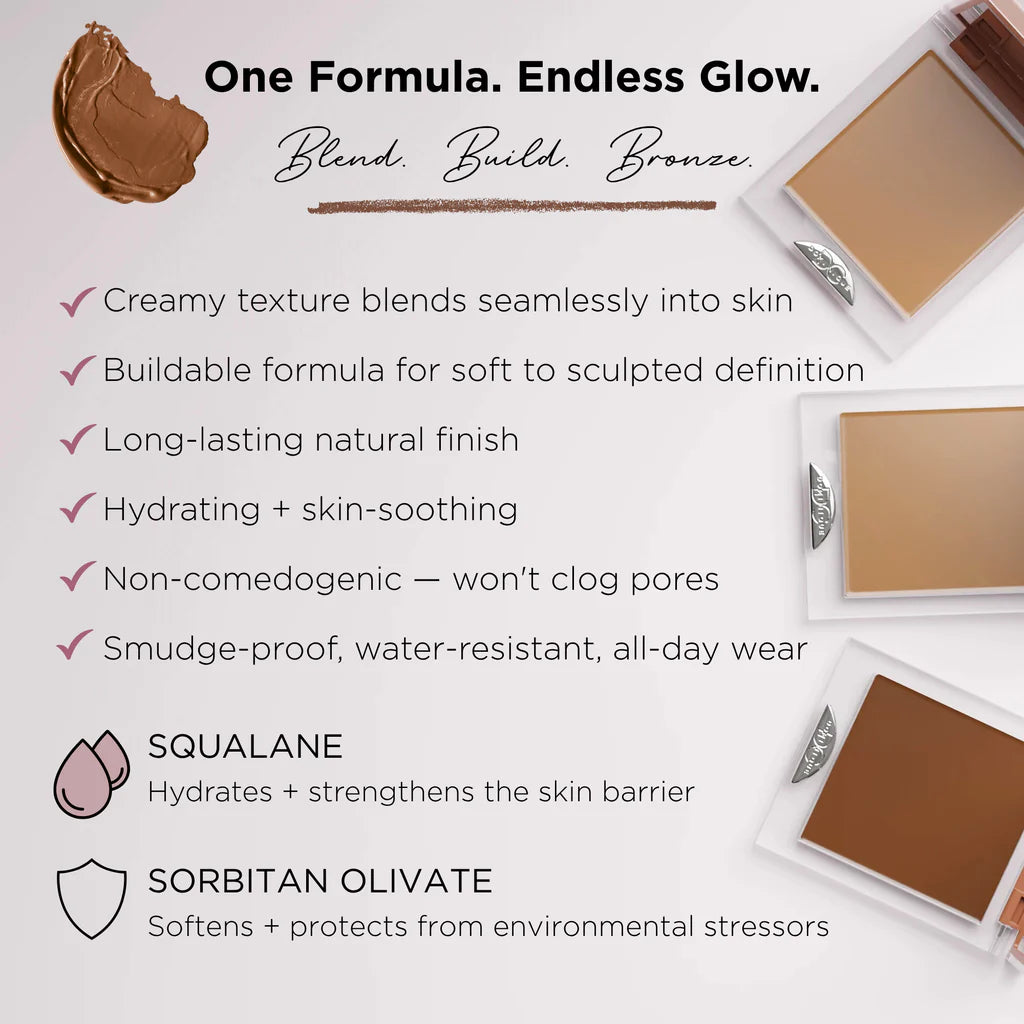 Dominique Cosmetics Silk Tone Cream Bronzer- Light Tan