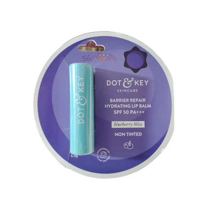 Dot & Key Barrier Repair Hydrating Non Tinted Lip Balm- Blueberry Bliss