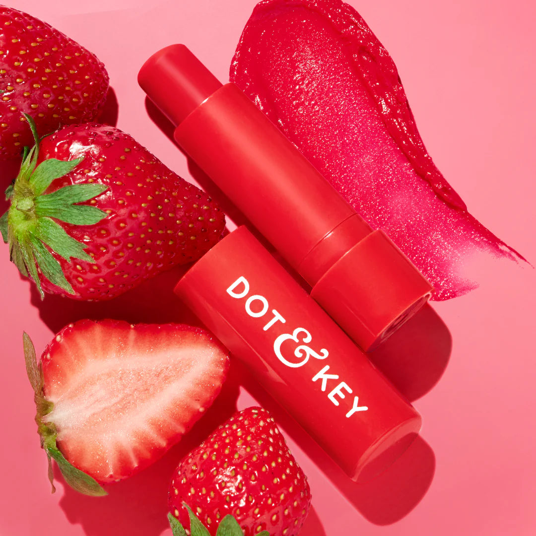 Dot & Key Barrier Repair Hydrating Tinted Lip Balm- Strawberry Red