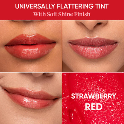 Dot & Key Barrier Repair Hydrating Tinted Lip Balm- Strawberry Red