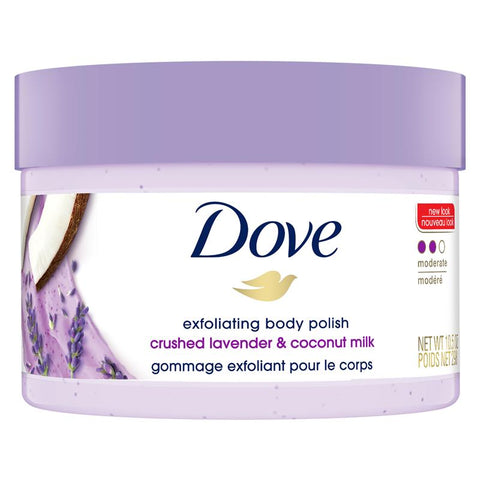 Dove Exfoliating Body Polish Crushed Lavender & Coconut Milk 298 g