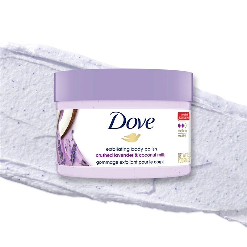 Dove Exfoliating Body Polish Crushed Lavender & Coconut Milk 298 g