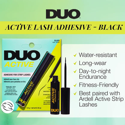 Duo Active Adhesive for Strip Lashes- Black