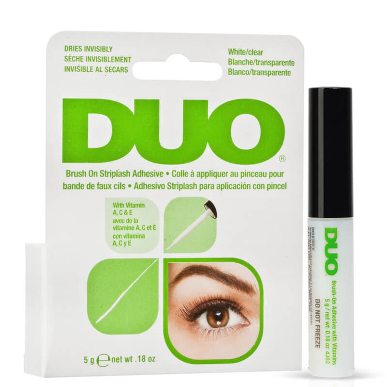 Duo Brush-On Striplash Adhesive White/Clear 5g