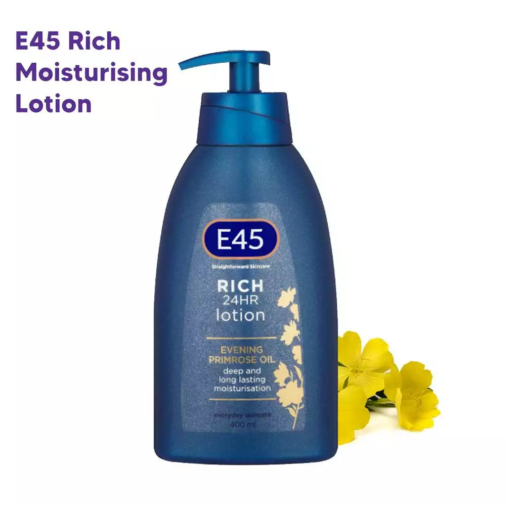 E45 Rich 24Hr Deep & Long Lasting Moisturisation Lotion 400ml