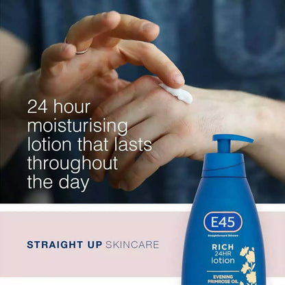 E45 Rich 24Hr Deep & Long Lasting Moisturisation Lotion 400ml