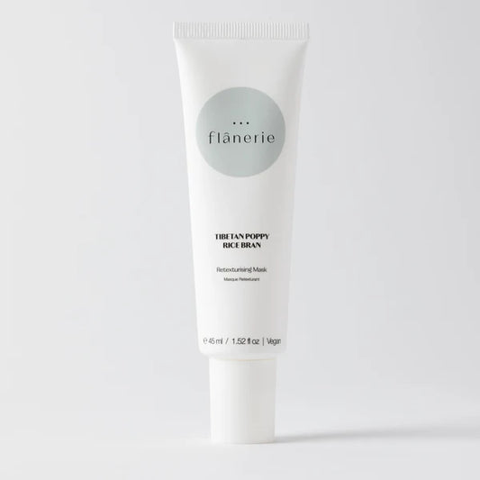 Flanerie Tibetan Poppy Rice Bran Retexturising Mask 45ml