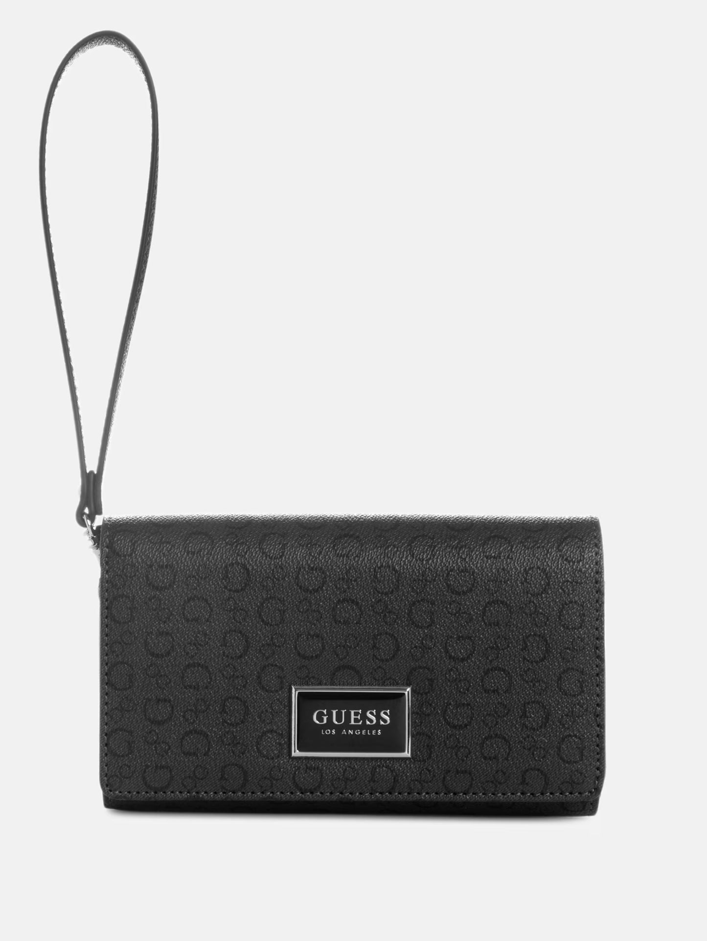 GUESS Hilda Logo Phone Organizer Wallet- Coal