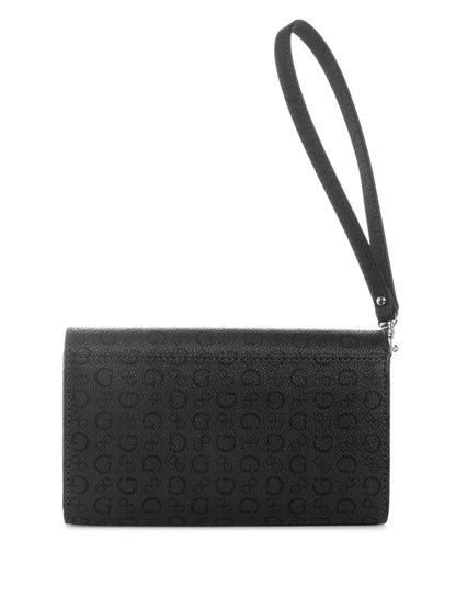 GUESS Hilda Logo Phone Organizer Wallet- Coal