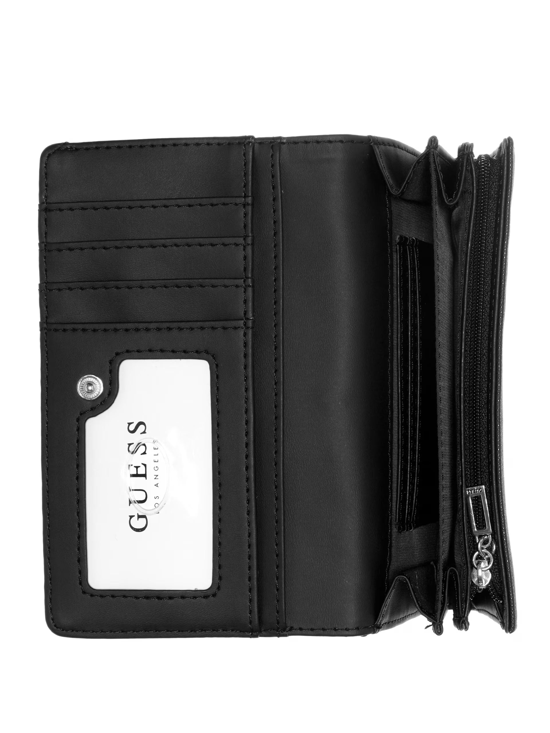 GUESS Hilda Logo Phone Organizer Wallet- Coal