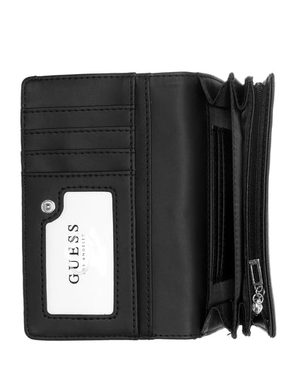 GUESS Hilda Logo Phone Organizer Wallet- Coal