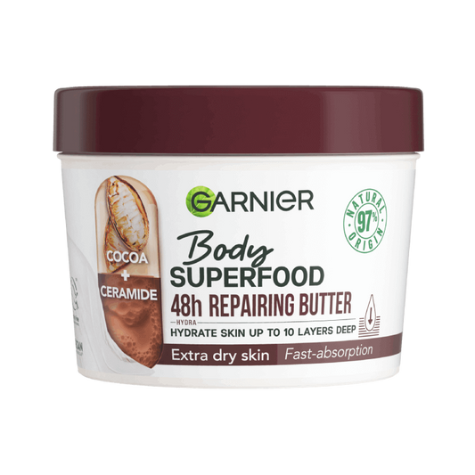 Garnier Body Superfood 48h Repairing Cocoa & Ceramide Body Cream 300ml