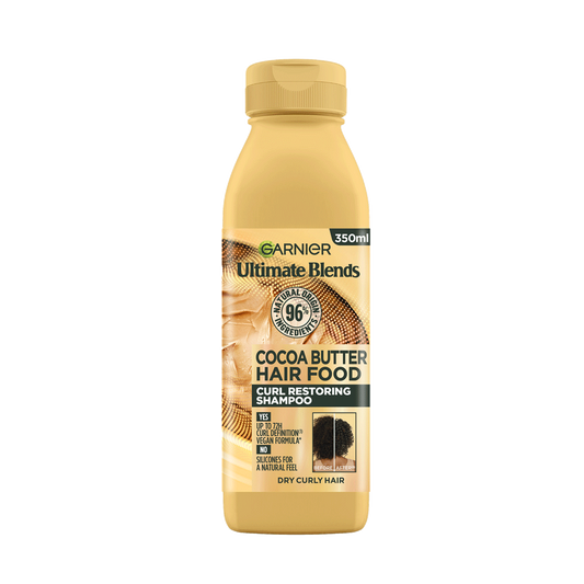 Garnier Cocoa Butter Hair Food Curl Restoring Shampoo 350ml