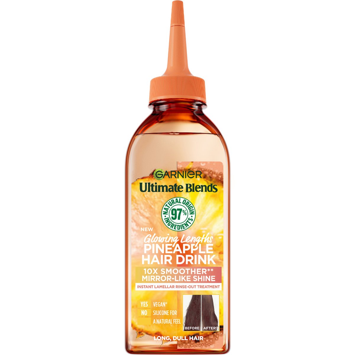 Garnier Glowing Lengths Pineapple Hair Drink Liquid Conditioner 200ml