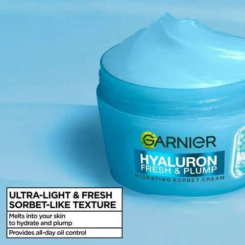 Garnier Hyaluron Fresh & Plump Hydrating Sorbet Cream 85ml