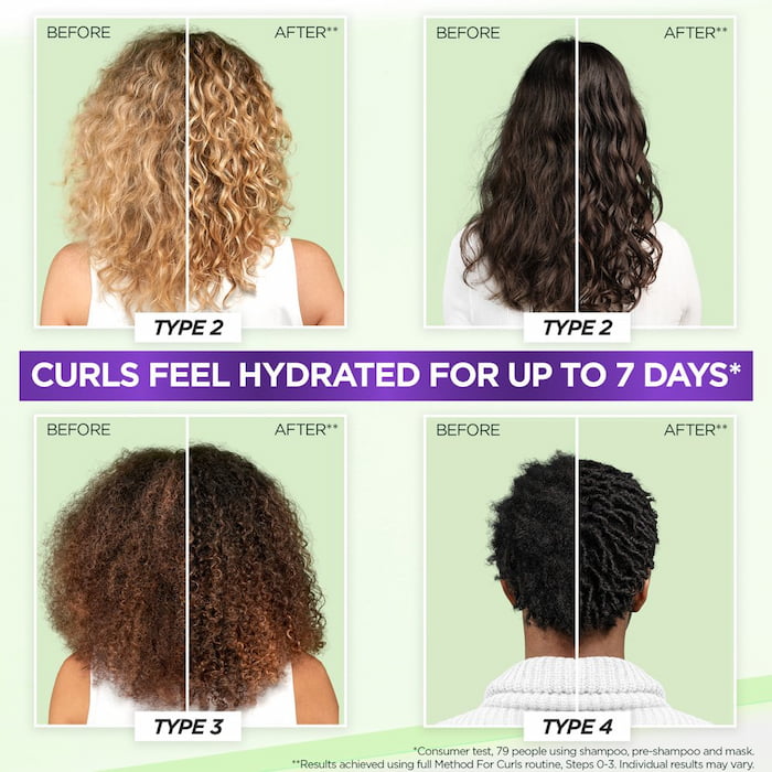Garnier Method For Curls 72H Moisture Shampoo 200ml