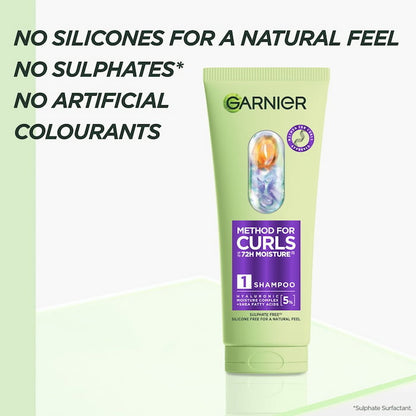 Garnier Method For Curls 72H Moisture Shampoo 200ml