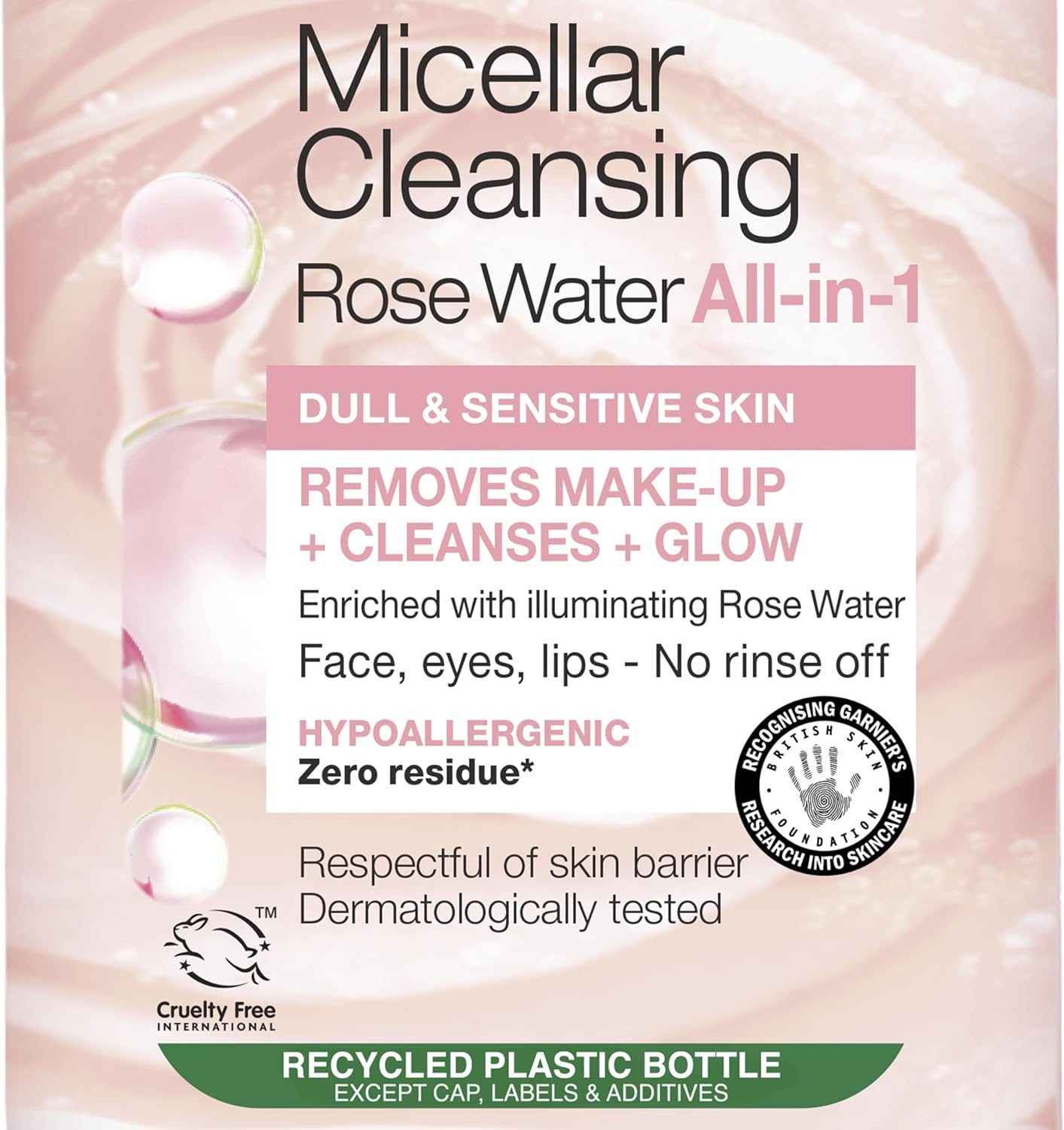 Garnier Micellar Rose Water For Dull & Sensitive Skin 400ml