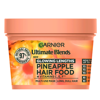 Garnier Pineapple Hair Food Glowing Lengths Hair Mask 400ml