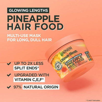 Garnier Pineapple Hair Food Glowing Lengths Hair Mask 400ml