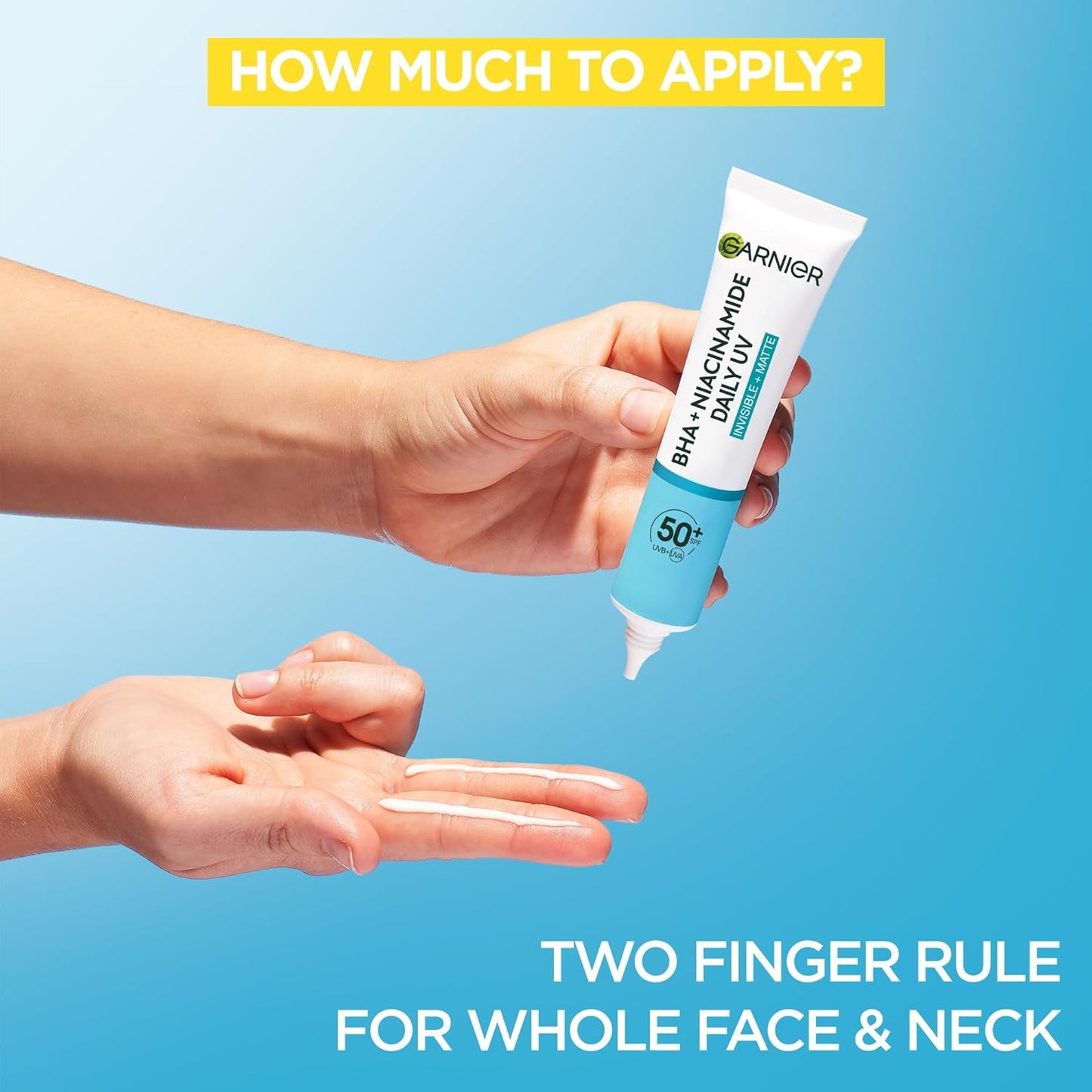 Garnier PureActive BHA+ Niacinamide Daily UV SPF50+ Anti Blemish Fluid 40ml