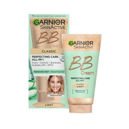 Garnier Skin Active Classic Perfecting All-in-1 BB Cream SPF 15- Light 50ml