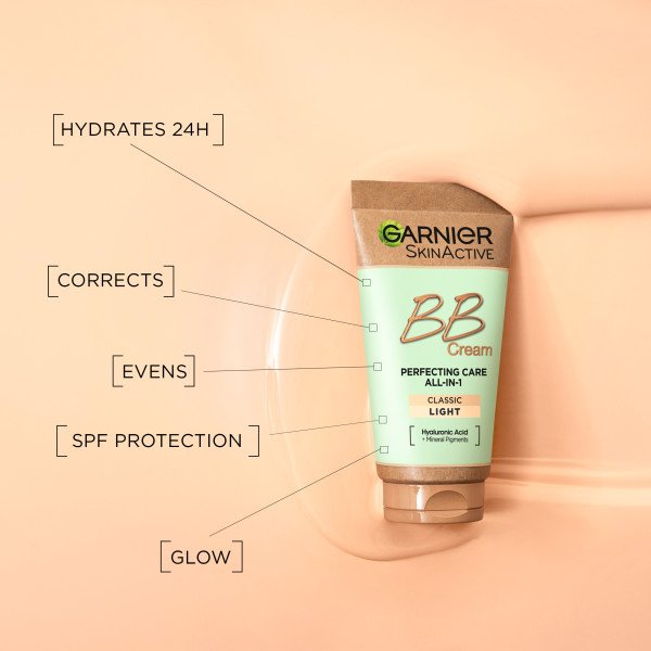 Garnier Skin Active Classic Perfecting All-in-1 BB Cream SPF 15- Light 50ml