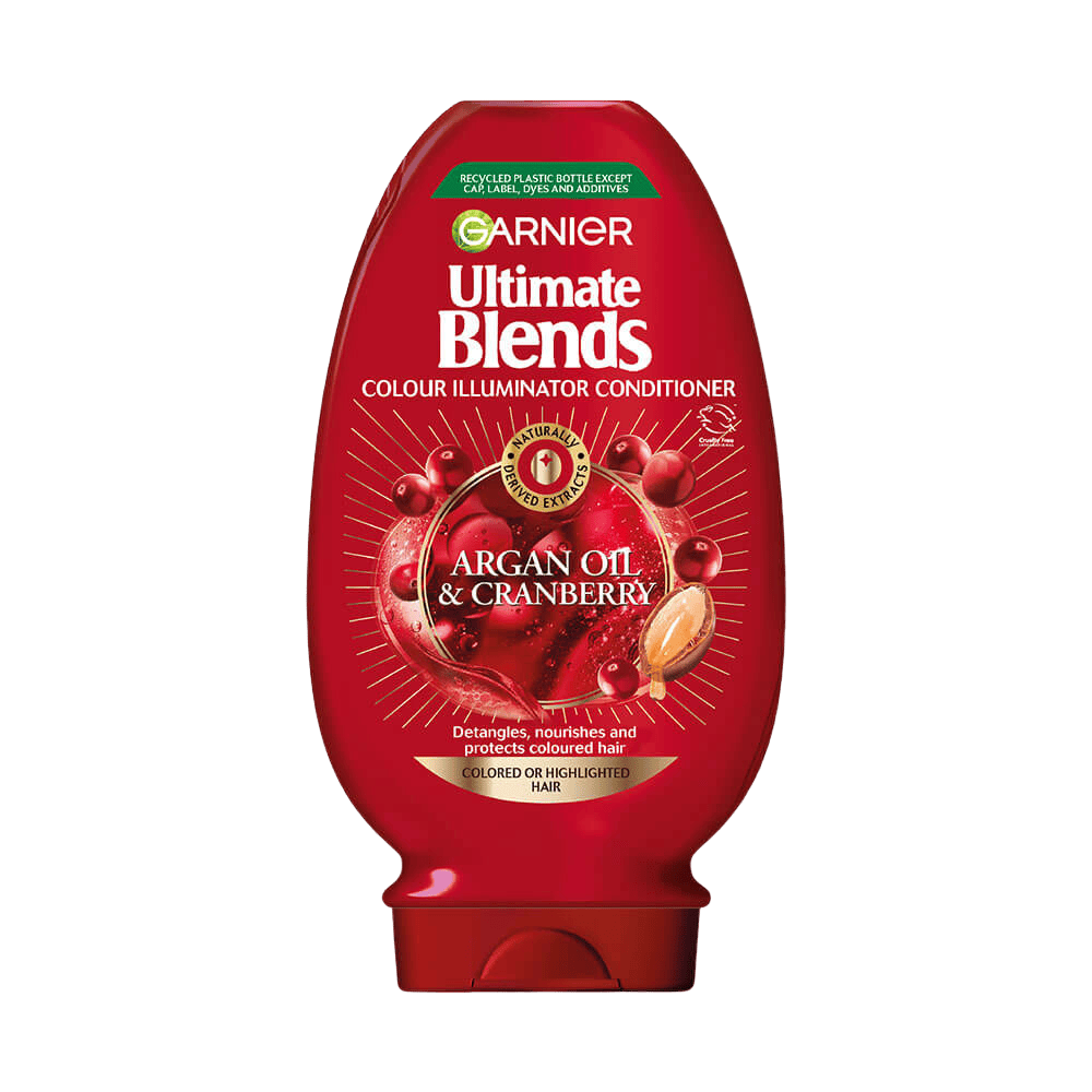 Garnier Ultimate Blends Colour Illuminator Conditioner Argan Oil & Cranberry 400ml