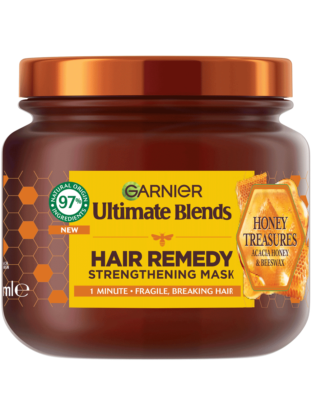 Garnier Ultimate Blends Hair Remedy Honey Treasures Mask 340ml