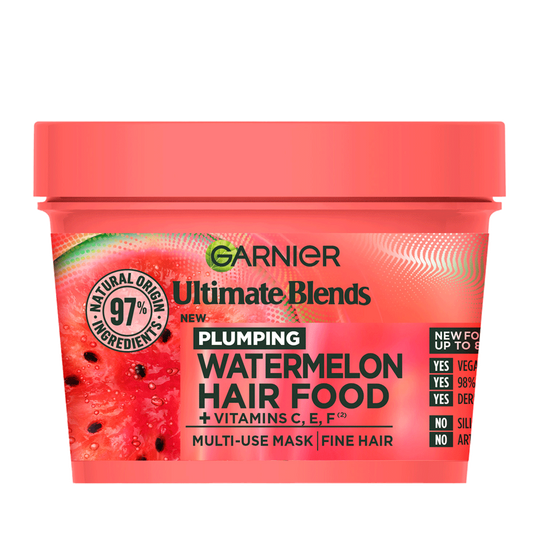 Garnier Ultimate Blends Plumping Hair Food Watermelon 3-in-1 Hair Mask