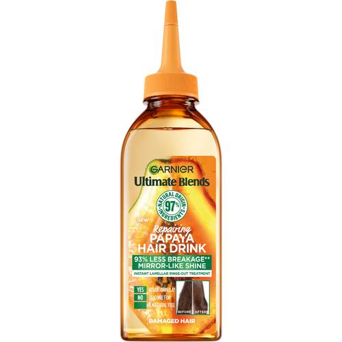 Garnier Ultimate Blends Repairing Papaya Hair Drink Liquid Conditioner 200ml