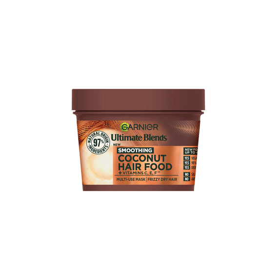 Garnier Ultimate Blends Smoothing Hair Food Coconut Hair Mask 400ml