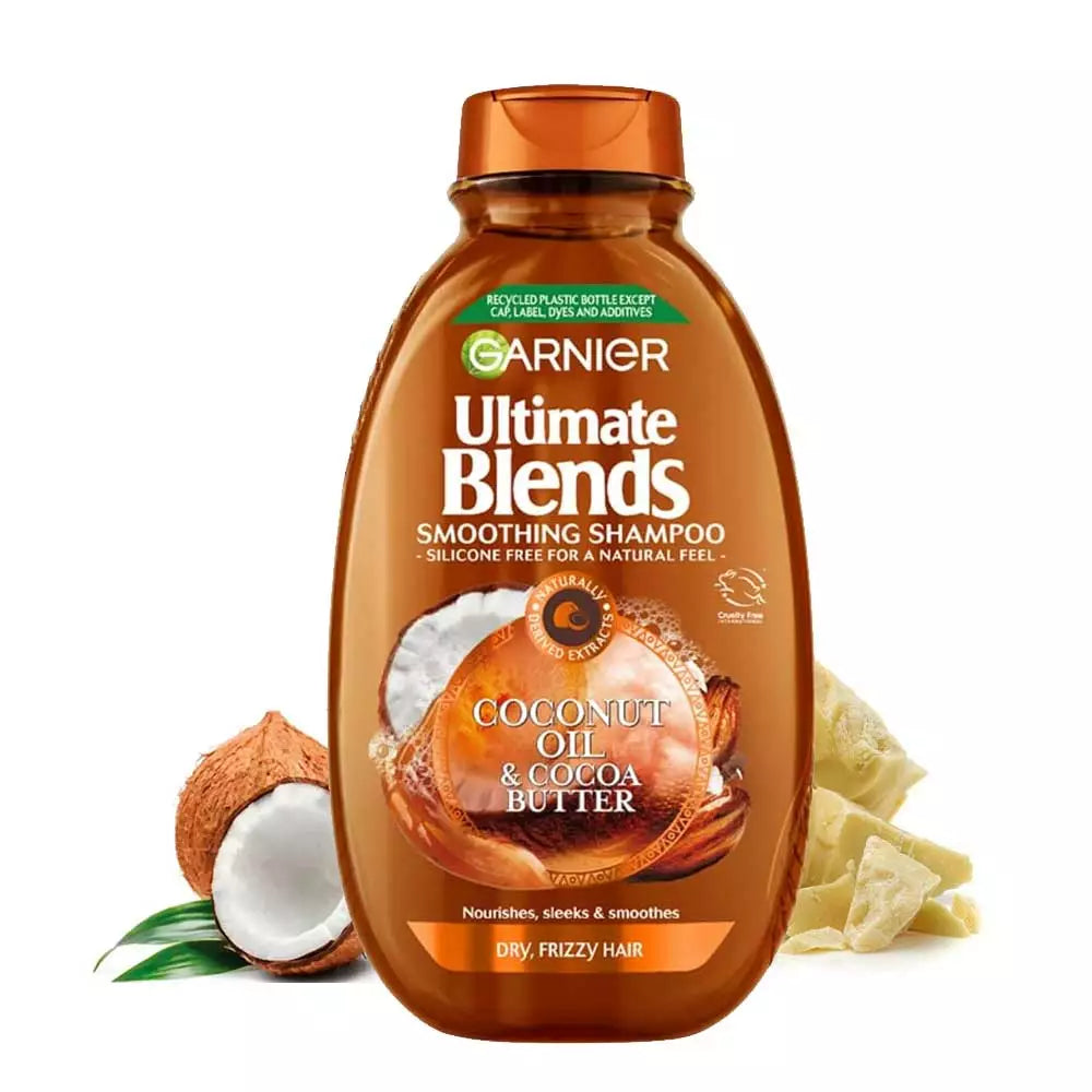 Garnier Ultimate Blends Smoothing Shampoo Coconut Oil & Cocoa Butter 400ml