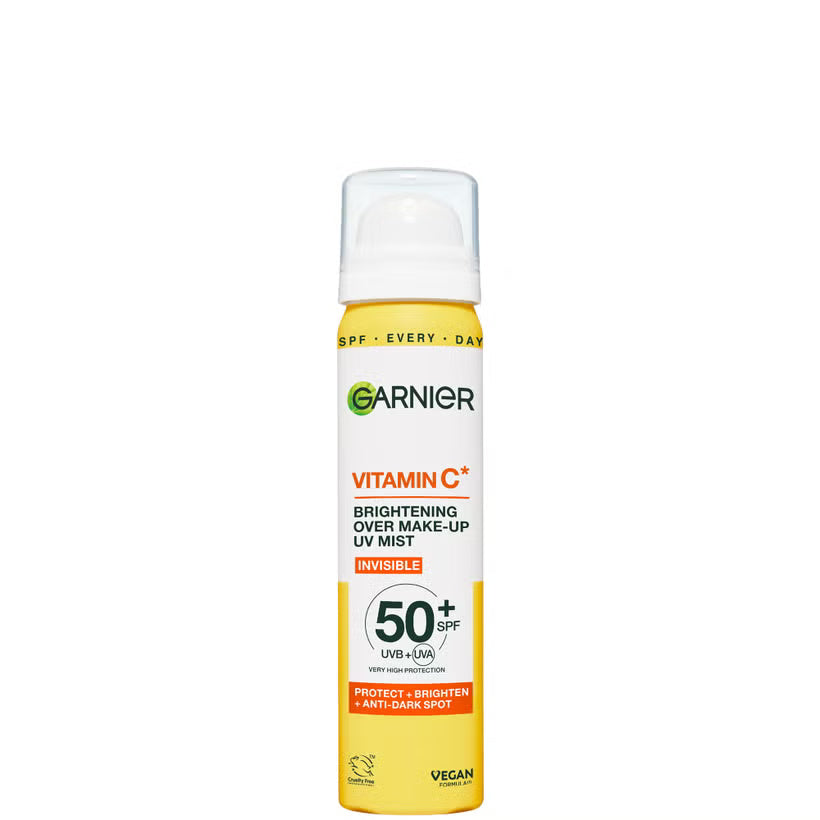 Garnier Vitamin C Brightening Over Make-Up UV Mist Invisible SPF50+ 75ml