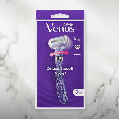 Gillette Venus Deluxe Smooth Swirl Razor 2 Pack