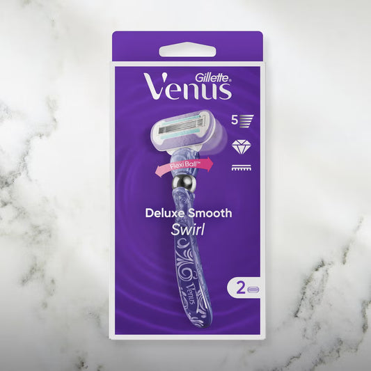 Gillette Venus Deluxe Smooth Swirl Razor 2 Pack