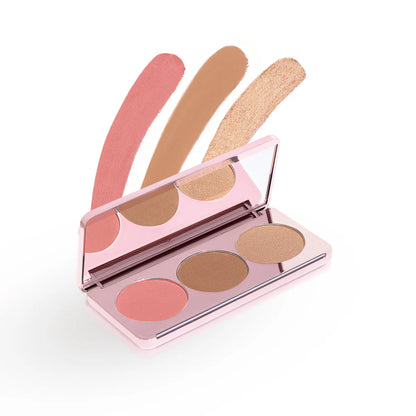 Girlactik Blush Me & Glow Face Palette- Medium