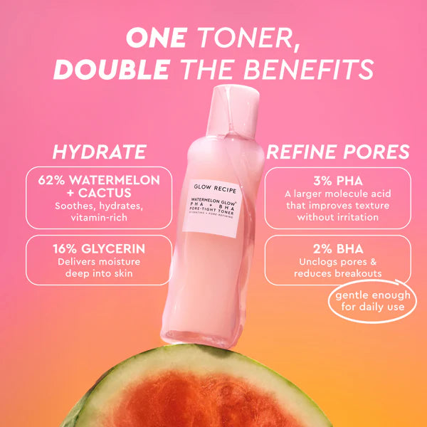 Glow Recipe Watermelon Glow PHA+BHA Pore Tight Toner 25ml