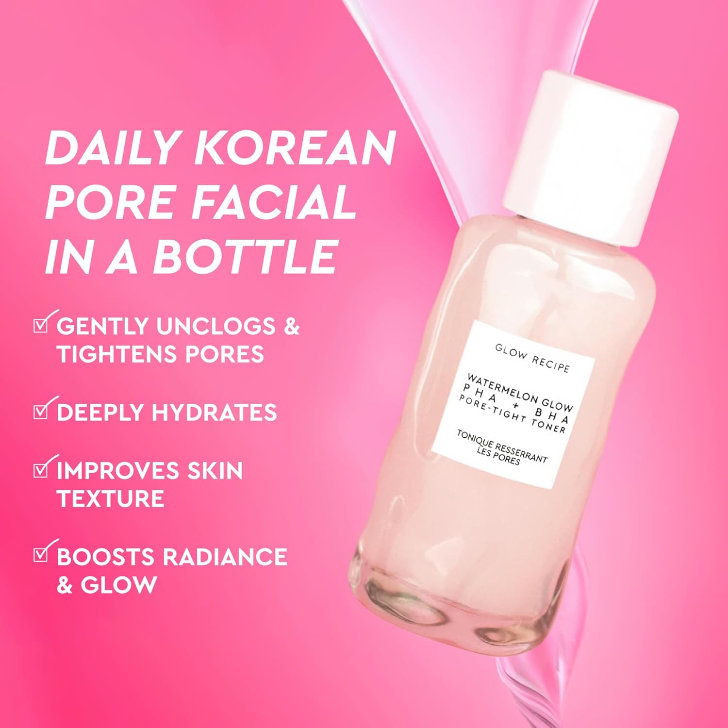 Glow Recipe Watermelon Glow PHA+BHA Pore Tight Toner 40ml