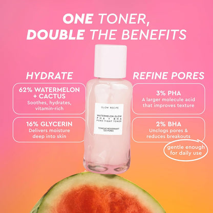 Glow Recipe Watermelon Glow PHA+BHA Pore Tight Toner 40ml