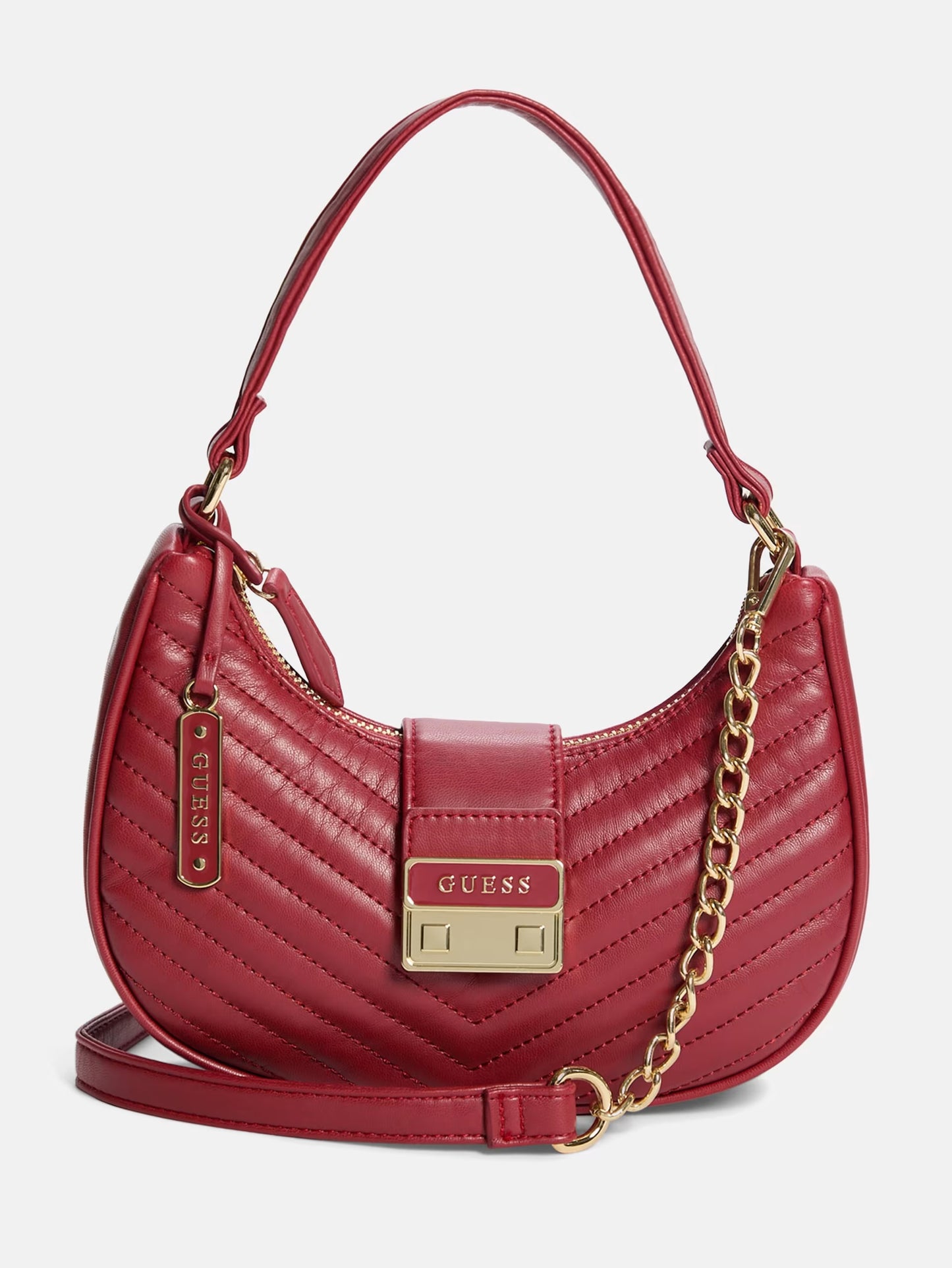Guess Elise Shoulder Bag- Red