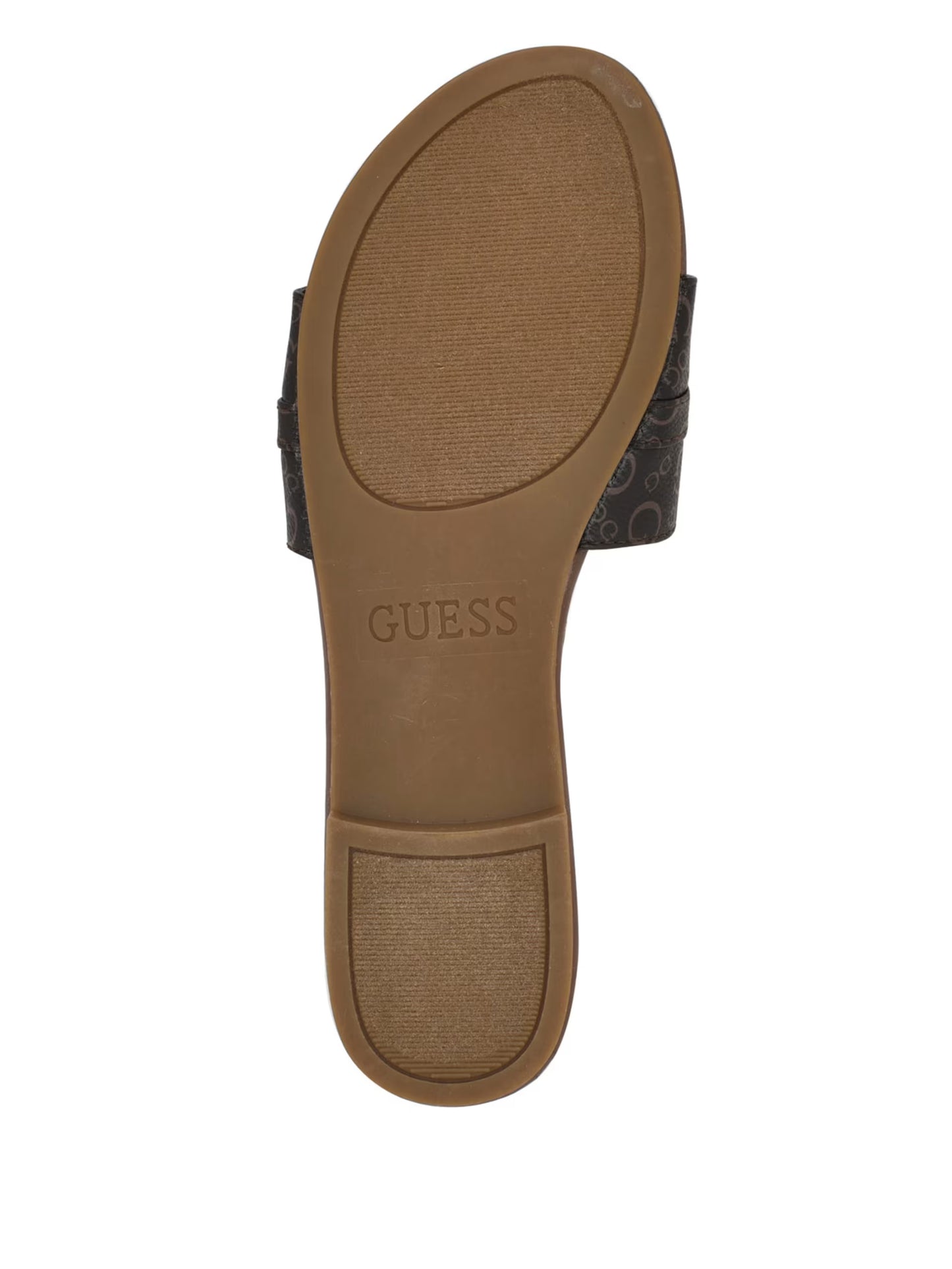 Guess Lamera Logo Slide Sandals-  Brown (7)